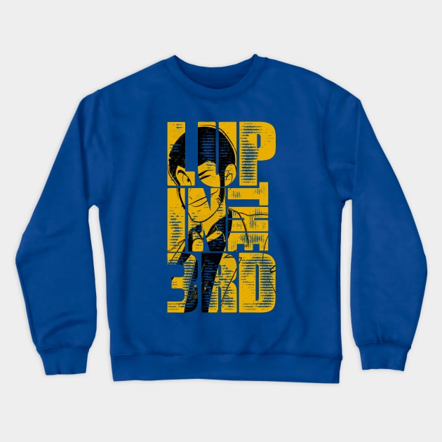 066 Lupin Font Crewneck Sweatshirt by Yexart